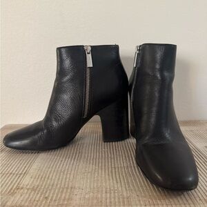 Micheal Kors Leather Booties
